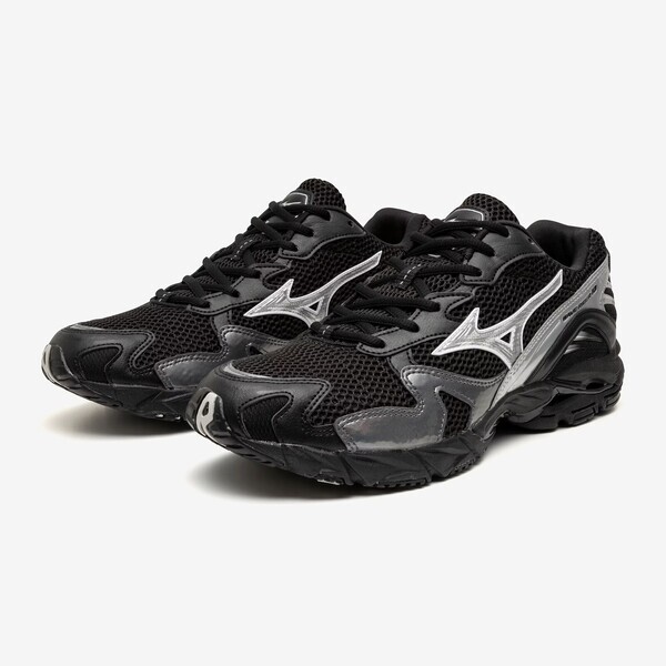 Mizuno 美津濃 Wave Rider 10 D1GA243151 男女 休閒鞋 穿搭 舒適 黑 銀