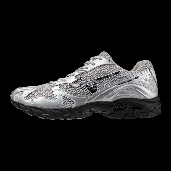 Mizuno 美津濃 Wave Rider 10 D1GA243152 男女 休閒鞋 穿搭 舒適 銀 黑