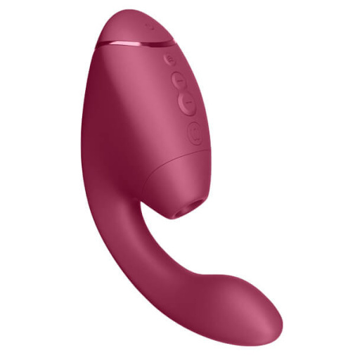 Womanizer Next DUO 3D Clitoris Suction and G-Spot Massager Dark Pink
