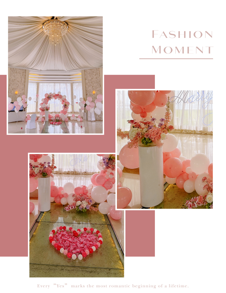 【西子灣】玻璃教堂．粉白色系