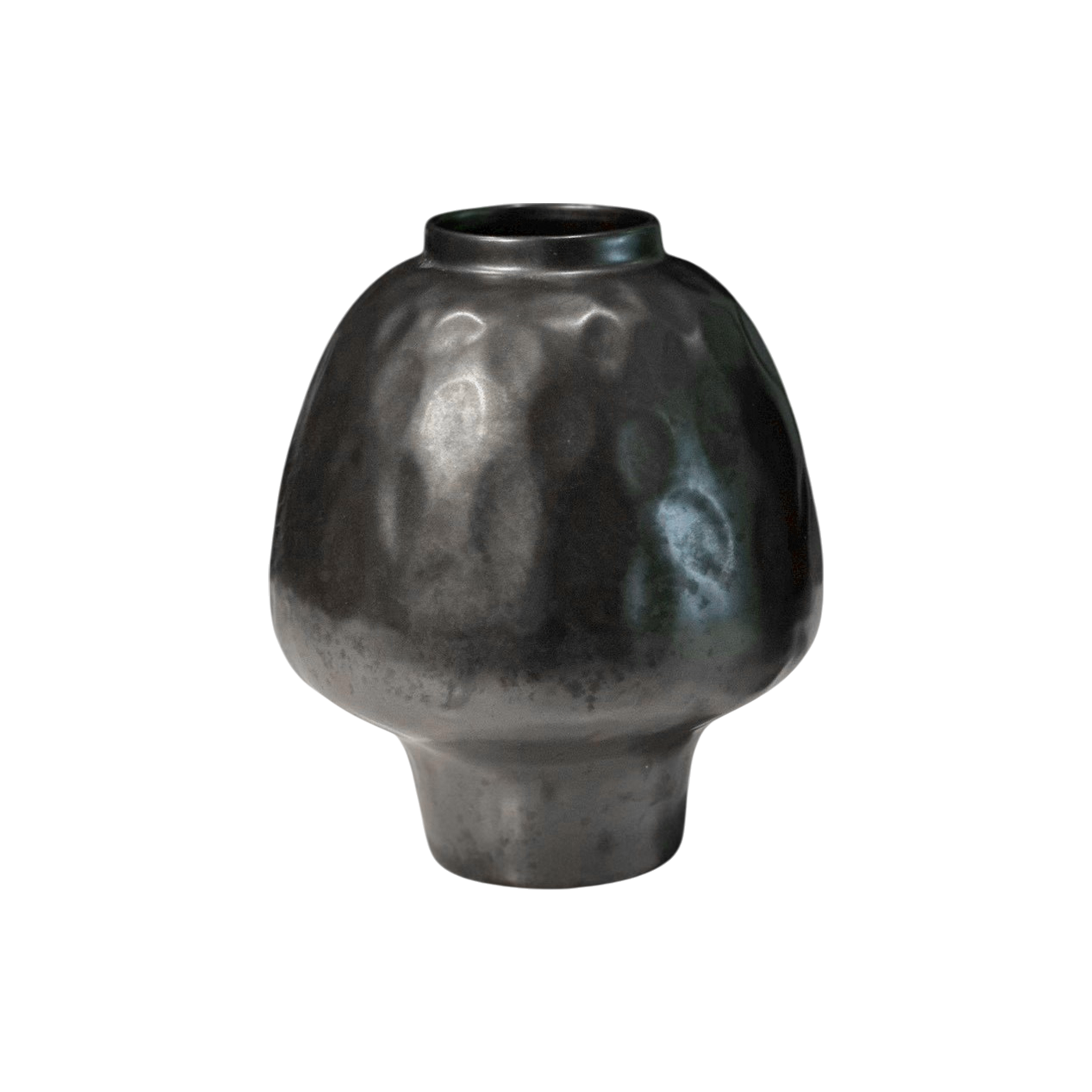 黑/白陶果梨花器