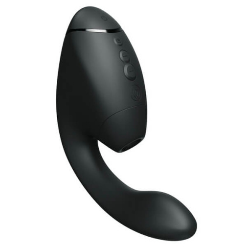 Womanizer Next DUO 3D陰蒂吸啜及G點按摩器 黑色