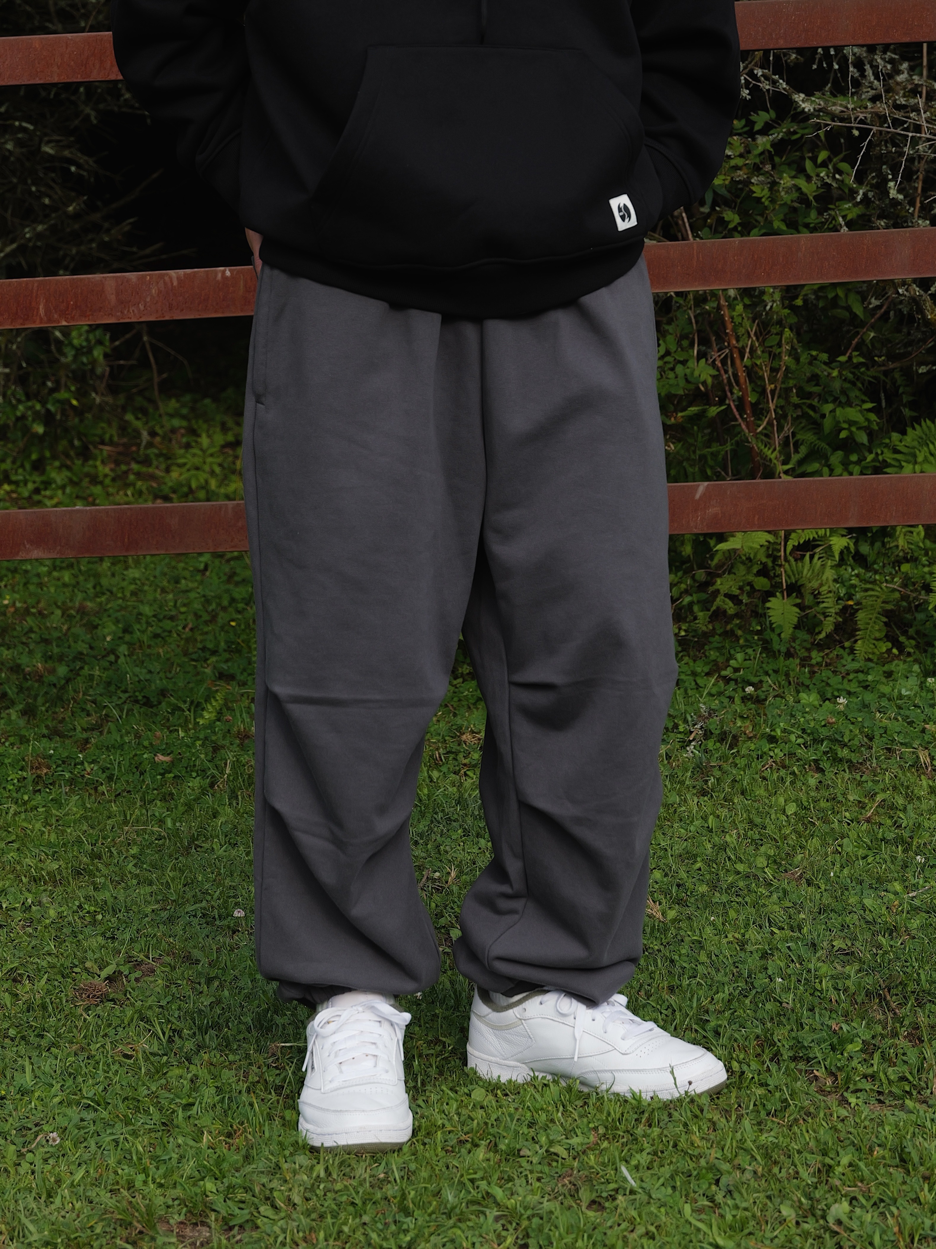 #預購 UNBENT 25AW 秋冬基礎 純色百搭 闊腿加絨 運動休閒褲 三色