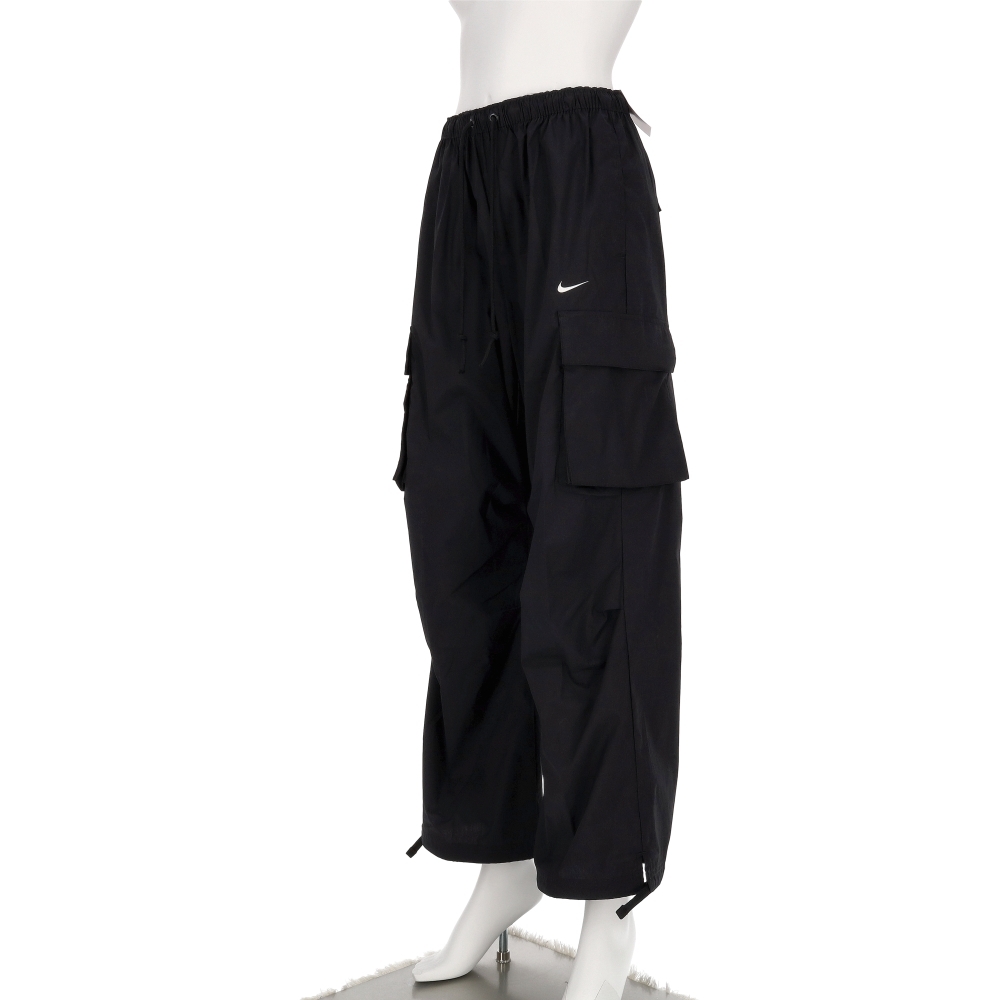 Nike As W Nsw Wvn Os Pant Hr Gcel 女款 黑色 中腰 工裝 長褲 II0445-010