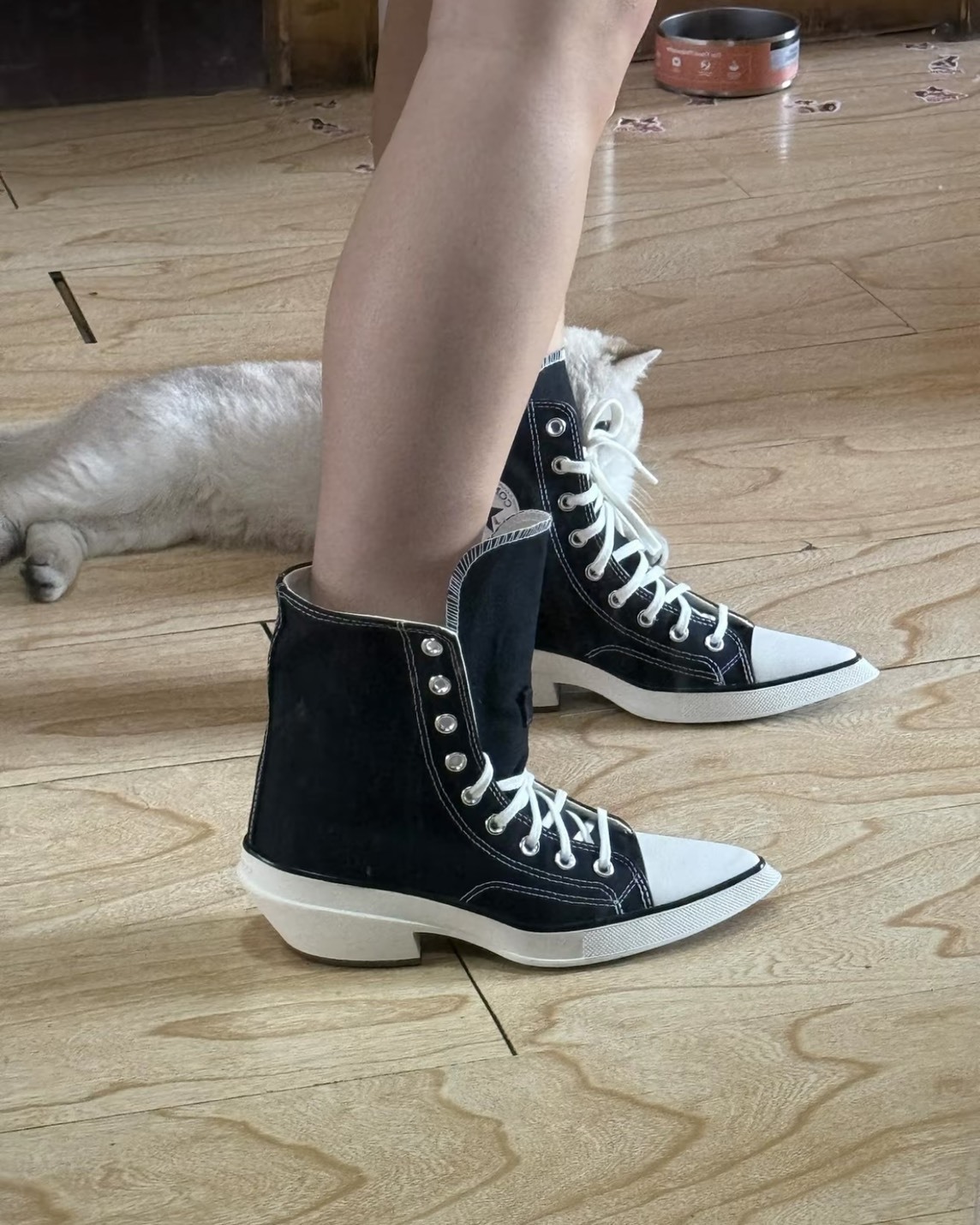 【預購】CONVERSE CHUCK 70 高跟帆布鞋 中筒 黑色 A13016C