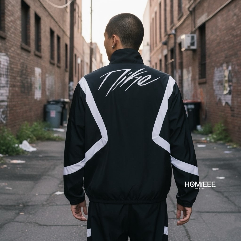 Nike Icon Jacket 外套 風衣外套 夾克 復古 黑色 [FZ0249-010]