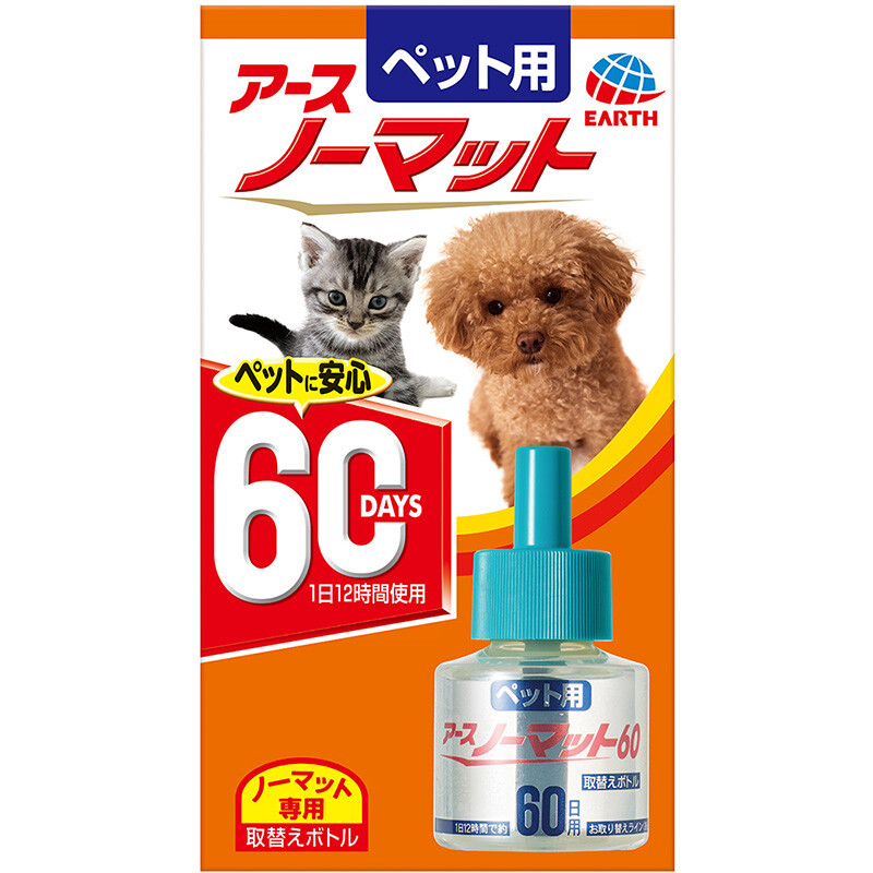 (日本製造) Earth Pet 驅蚊劑 60天用 45ml 補充裝