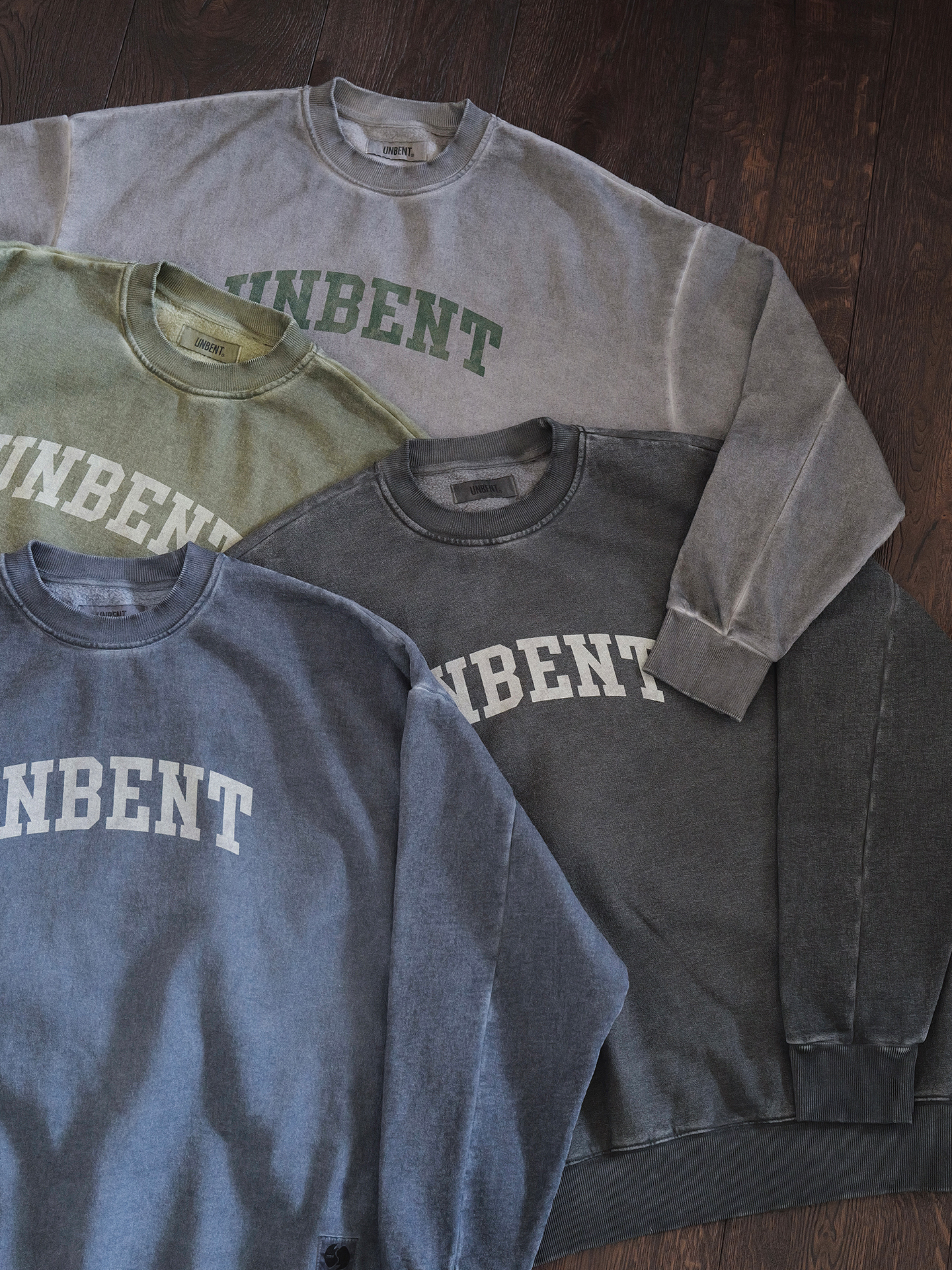 Unbent 25 A/W 水洗logo重磅大學踢