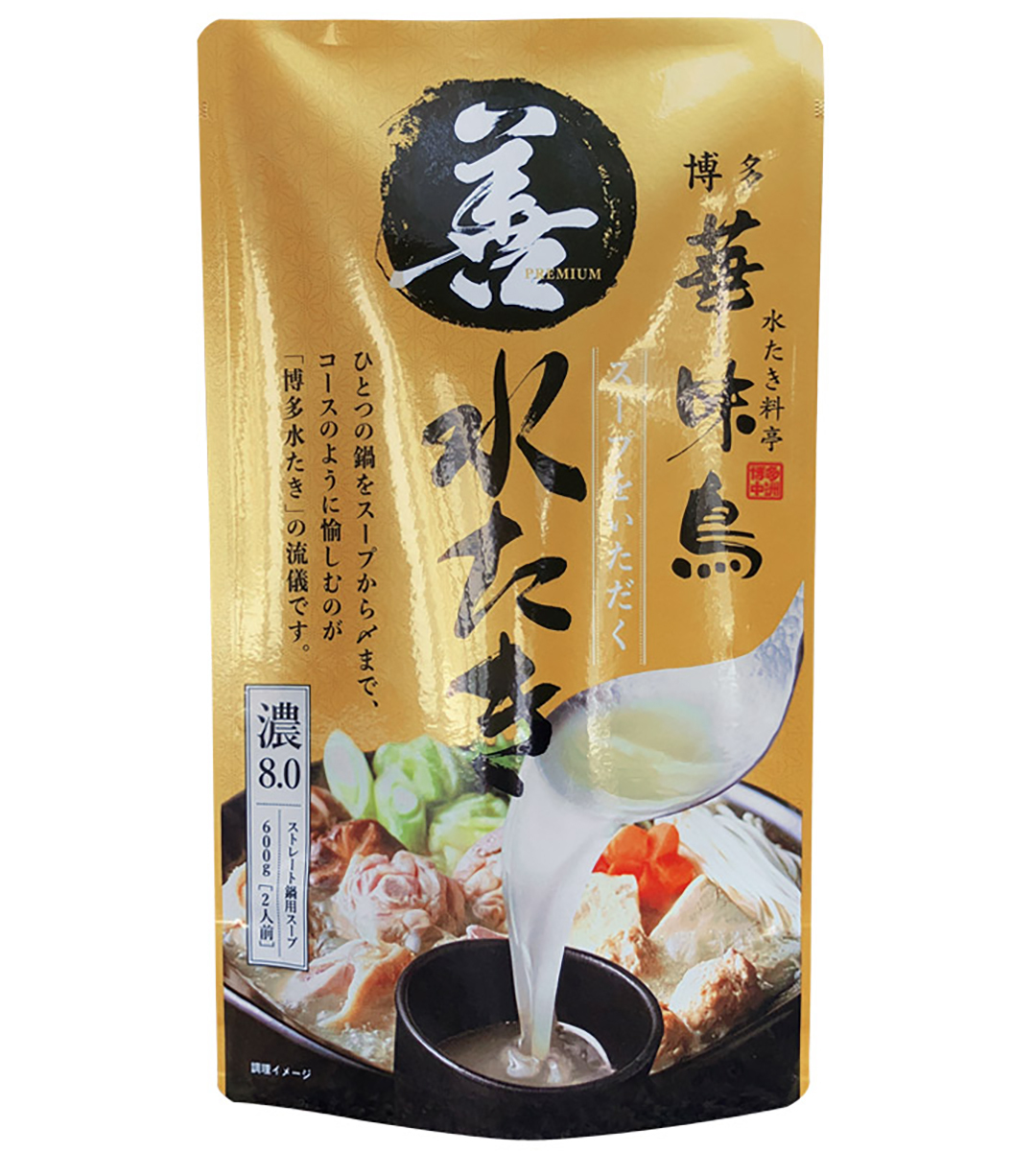 博多華味鳥 - 【善】特濃雞湯火鍋湯底/日式火鍋 600g- TF04