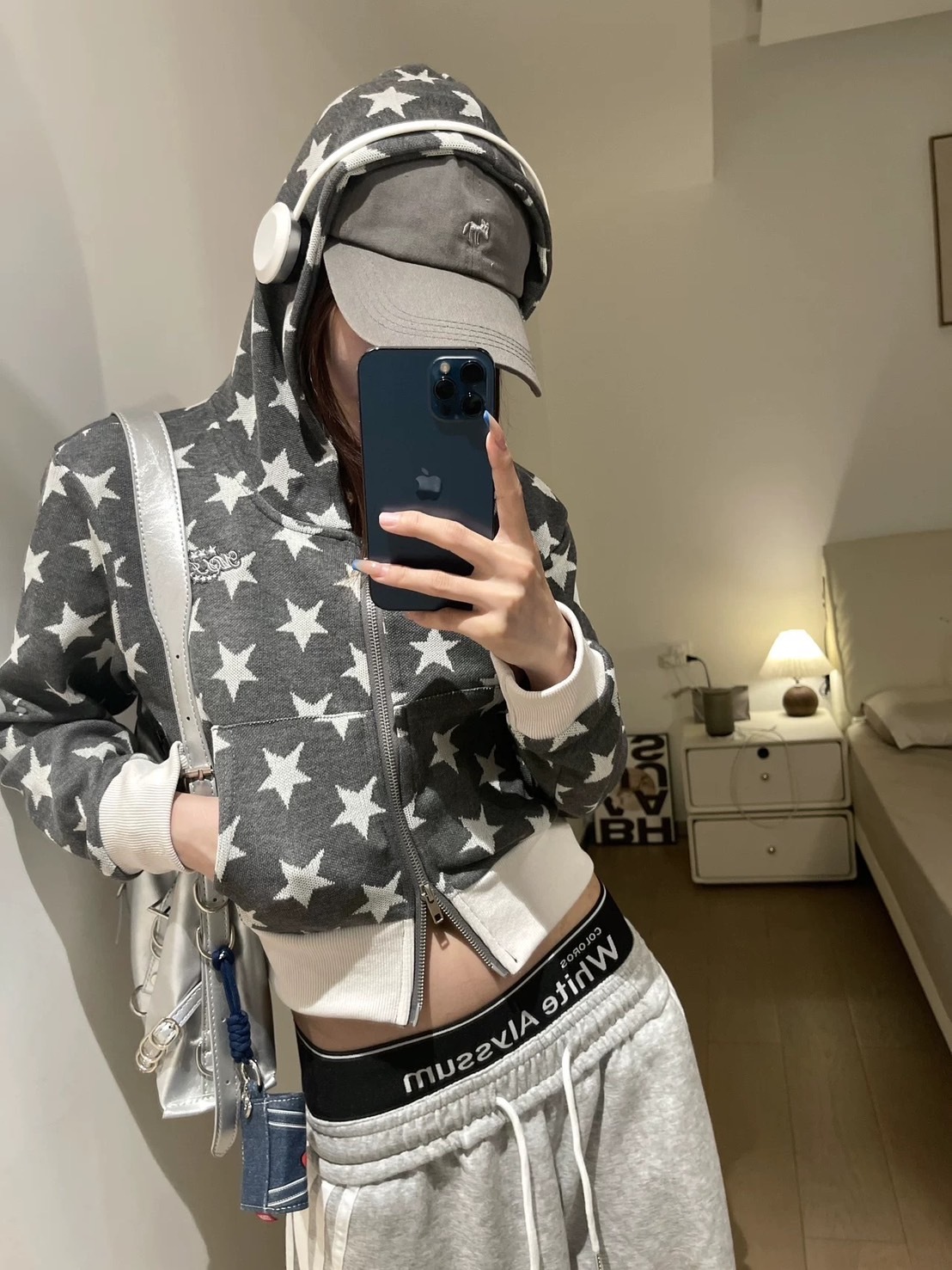 (GOAL) 美式星星短版連帽外套 MQ7712