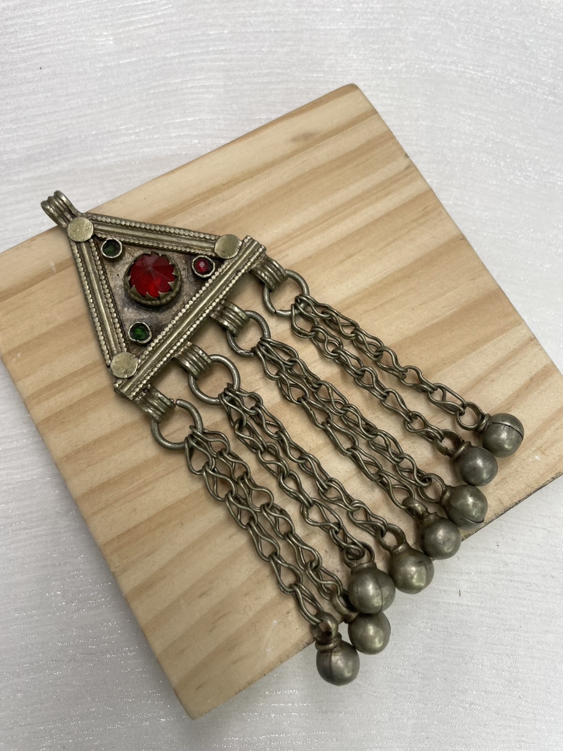 No.24三角形阿富汗鈴鐺墜飾 11cm