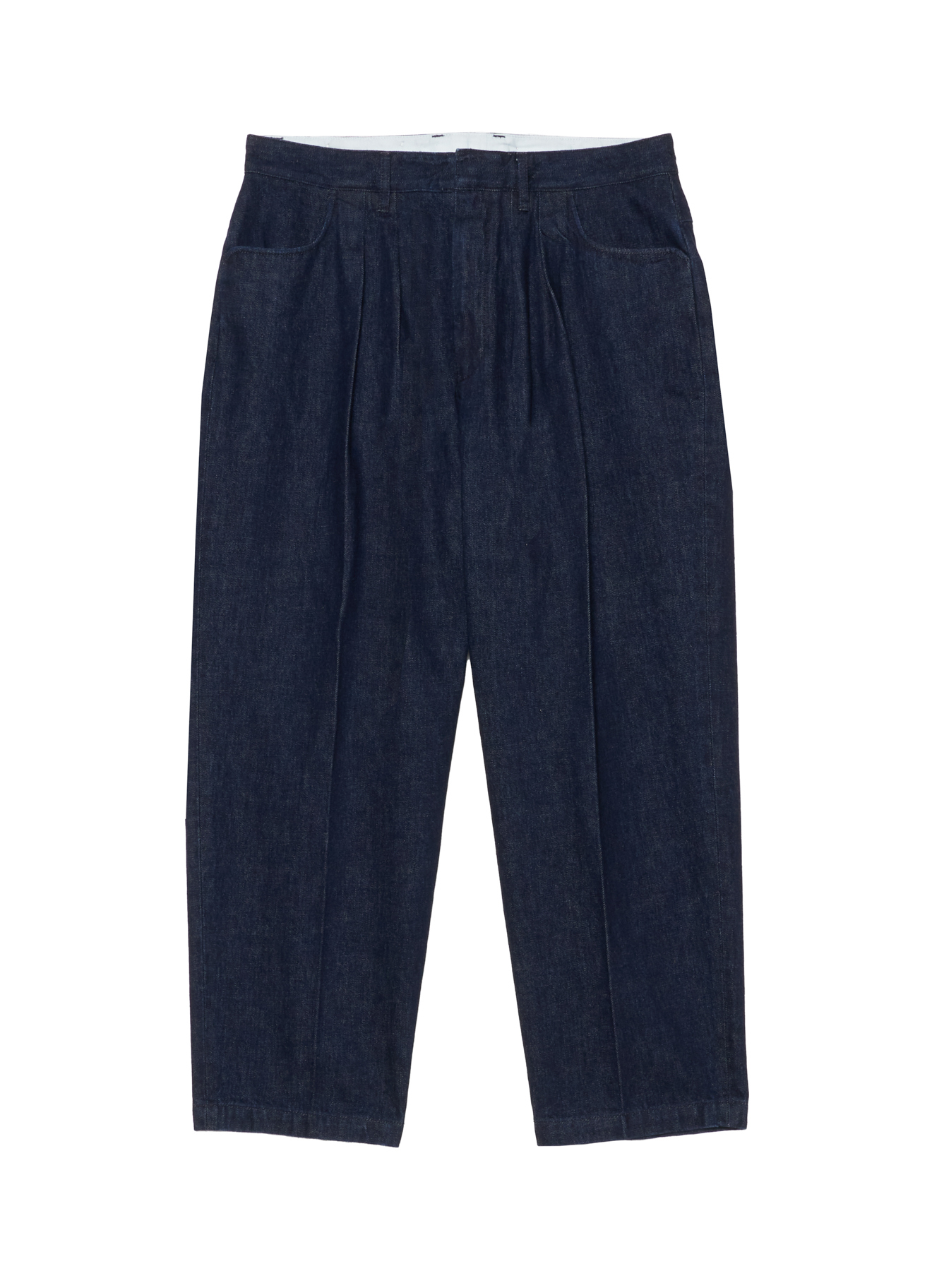 FARAH Two Tuck Wide Tapered Pants