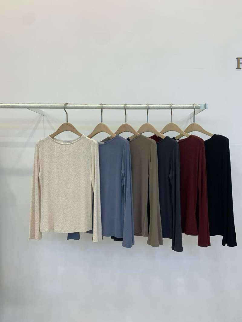 FP5103 柔軟圓領竪坑條Tee