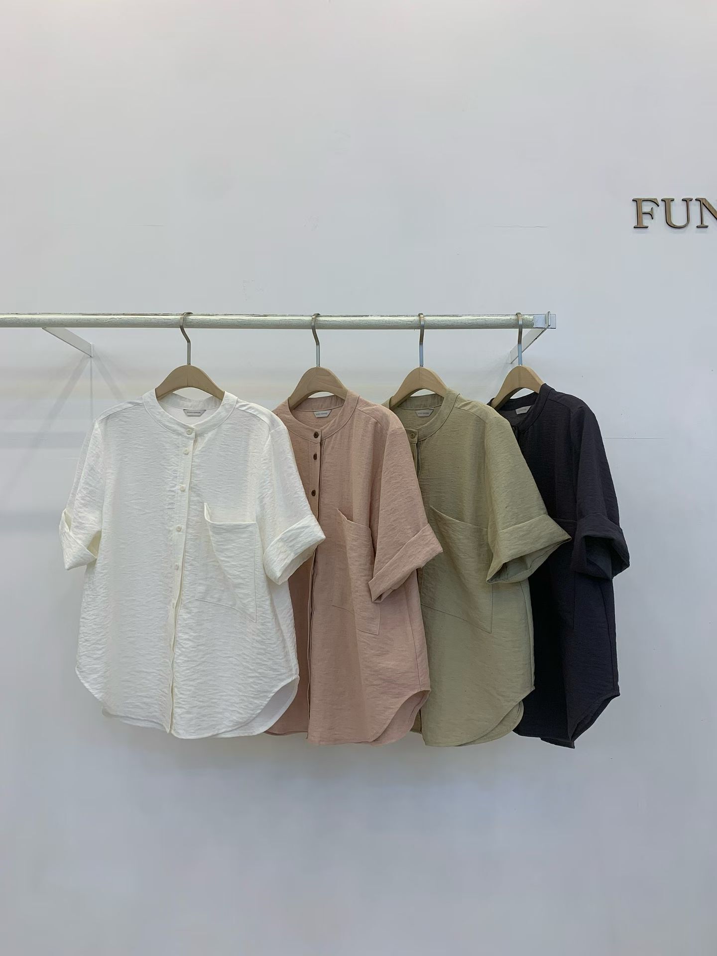 FP5104 立領開釦襯衫