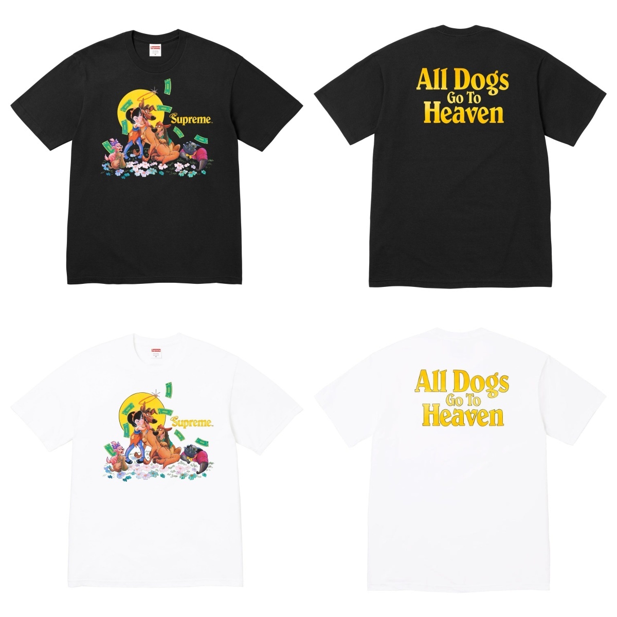 預購┃Supreme 25FW All Dogs Go To Heaven Tee 狗狗 短袖 短T