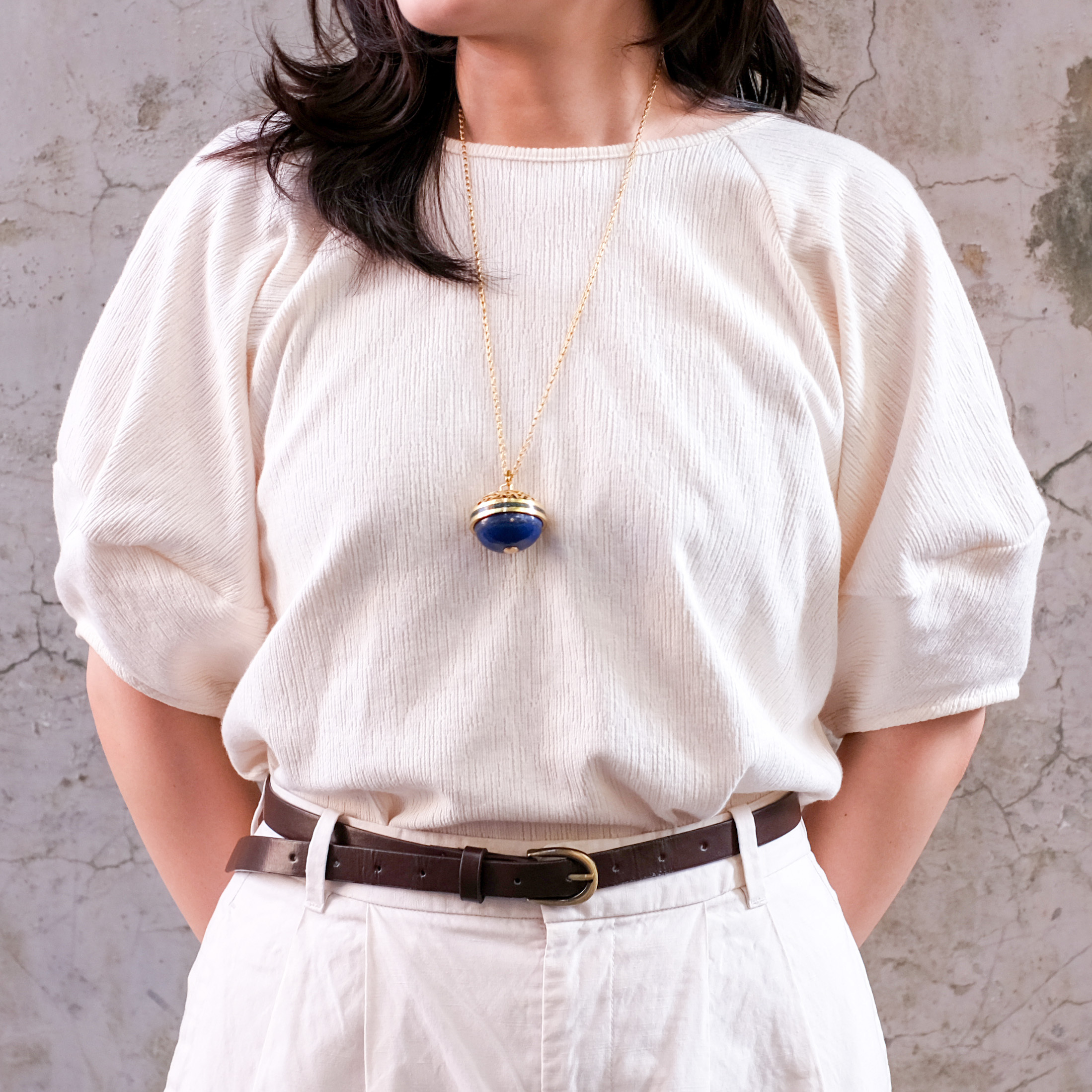 伊斯蘭金工｜Shaba 青金石球體墜鍊｜阿富汗