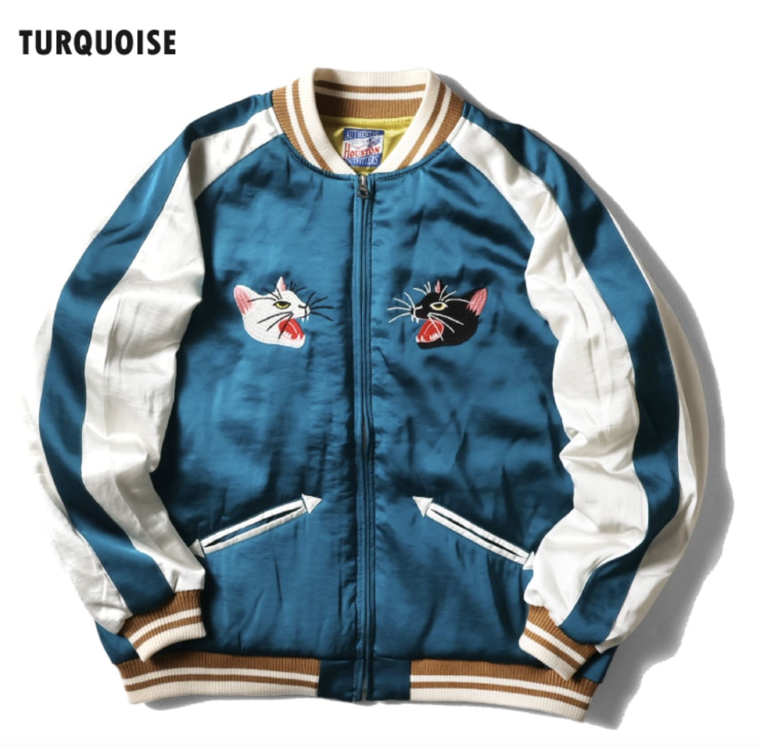 HOUSTON  SOUVENIR JACKET (CAT) / TURQUOISE