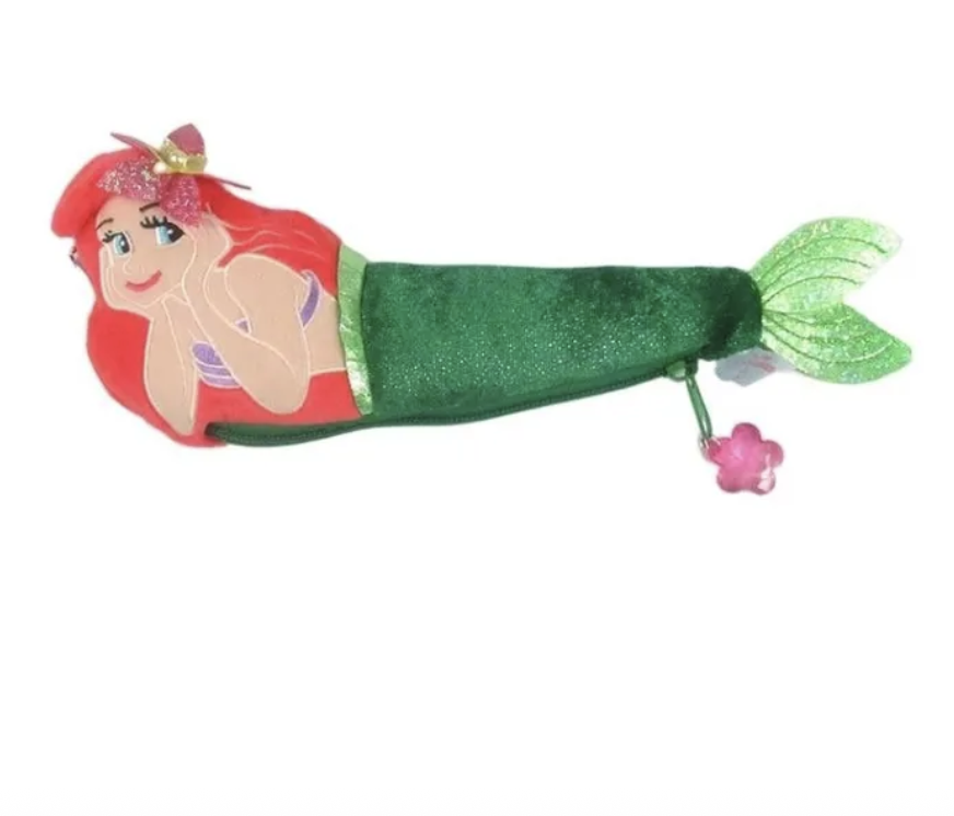 現貨┃日本 迪士尼 Disney Ariel 小美人魚 艾莉兒 鉛筆盒 鉛筆袋 吊飾