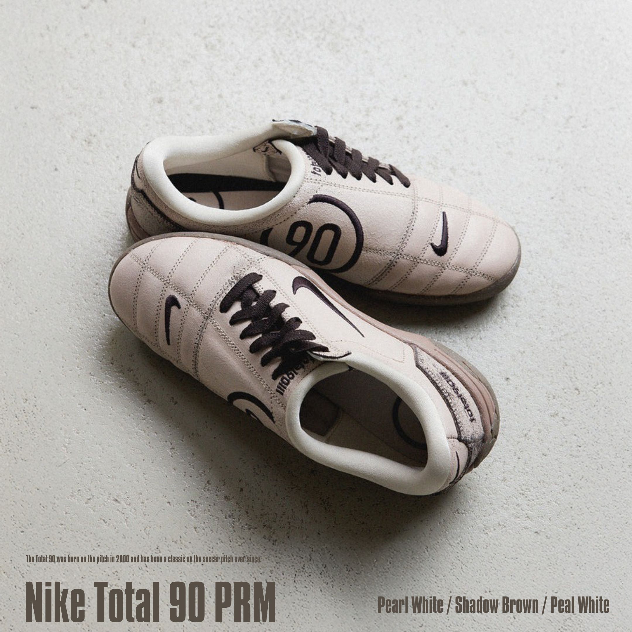 NICEDAY 代購 Nike Total 90 III 珍珠 粉 淡粉色 米色 酒紅 復古 做舊 足球鞋 男鞋 IH2090-200