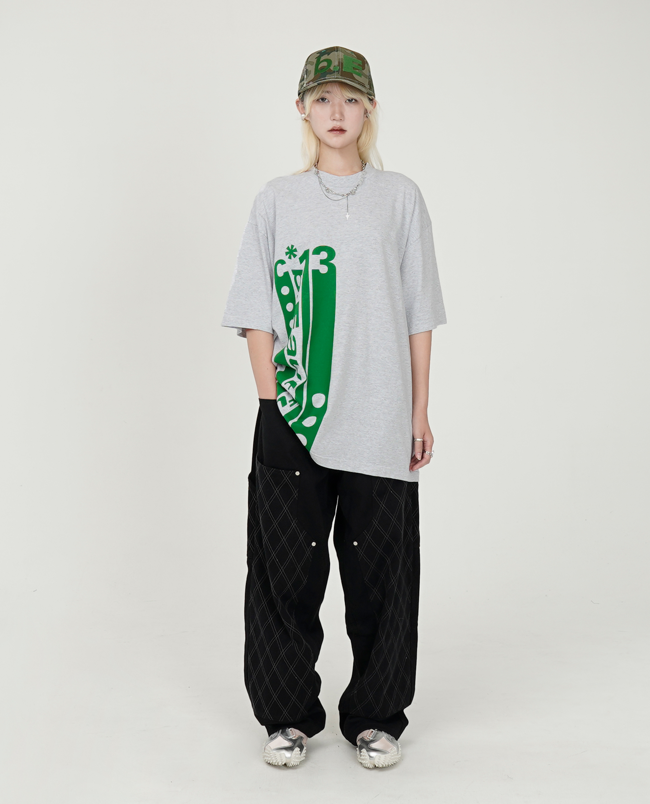 STARTEAM CROSS STITCH DOUBLE KNEE JEANS - 25FW