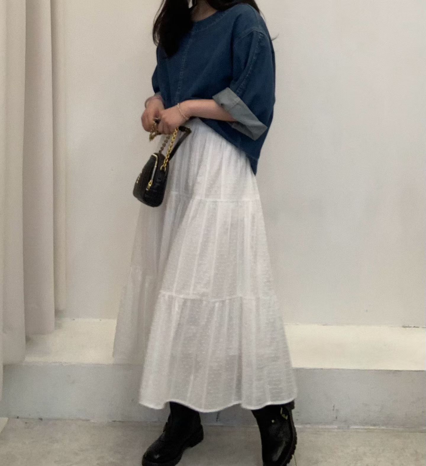 FP5115 三層雪花蛋糕裙