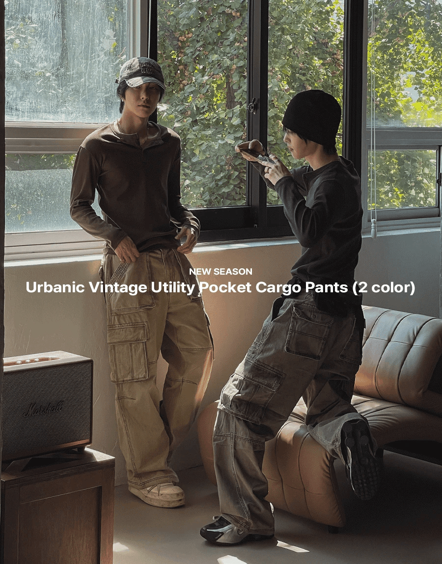 水洗軍裝工裝褲