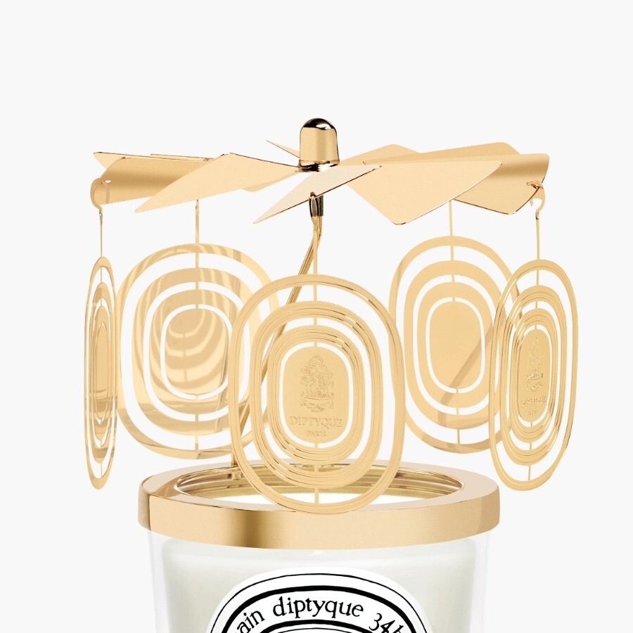 Diptyque 2025夢幻戟絨節日旋轉燭罩 (配經典蠟燭)（不包郵）