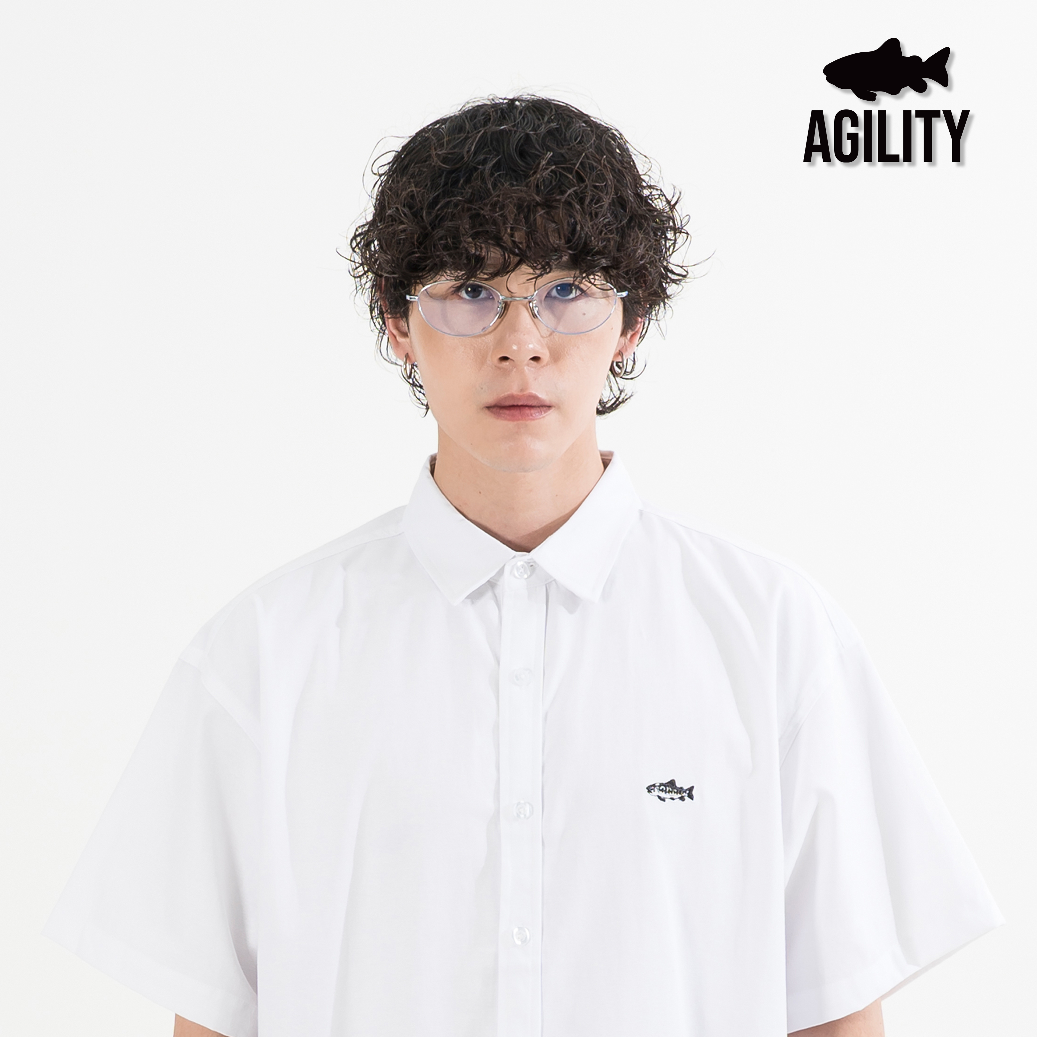 AGILITY Glasses / "CLAIRO"  銀色細框 眼鏡 [A-G3]