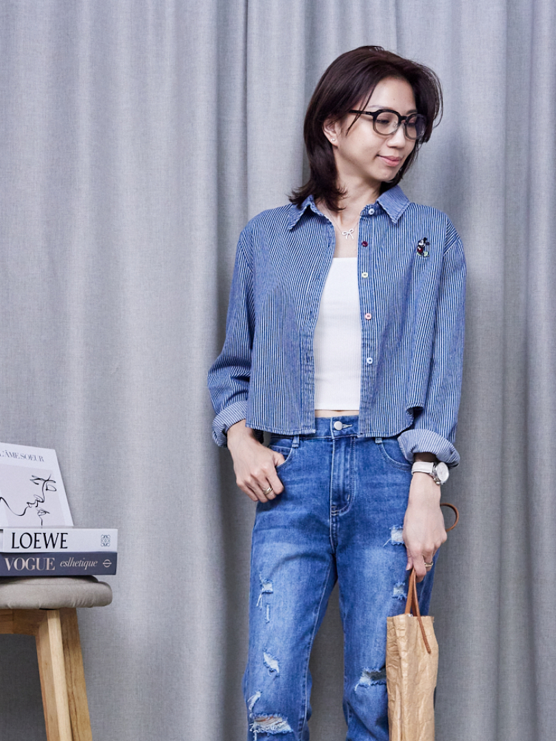 日常穿搭多一點俏皮與時髦感的刺繡襯衫