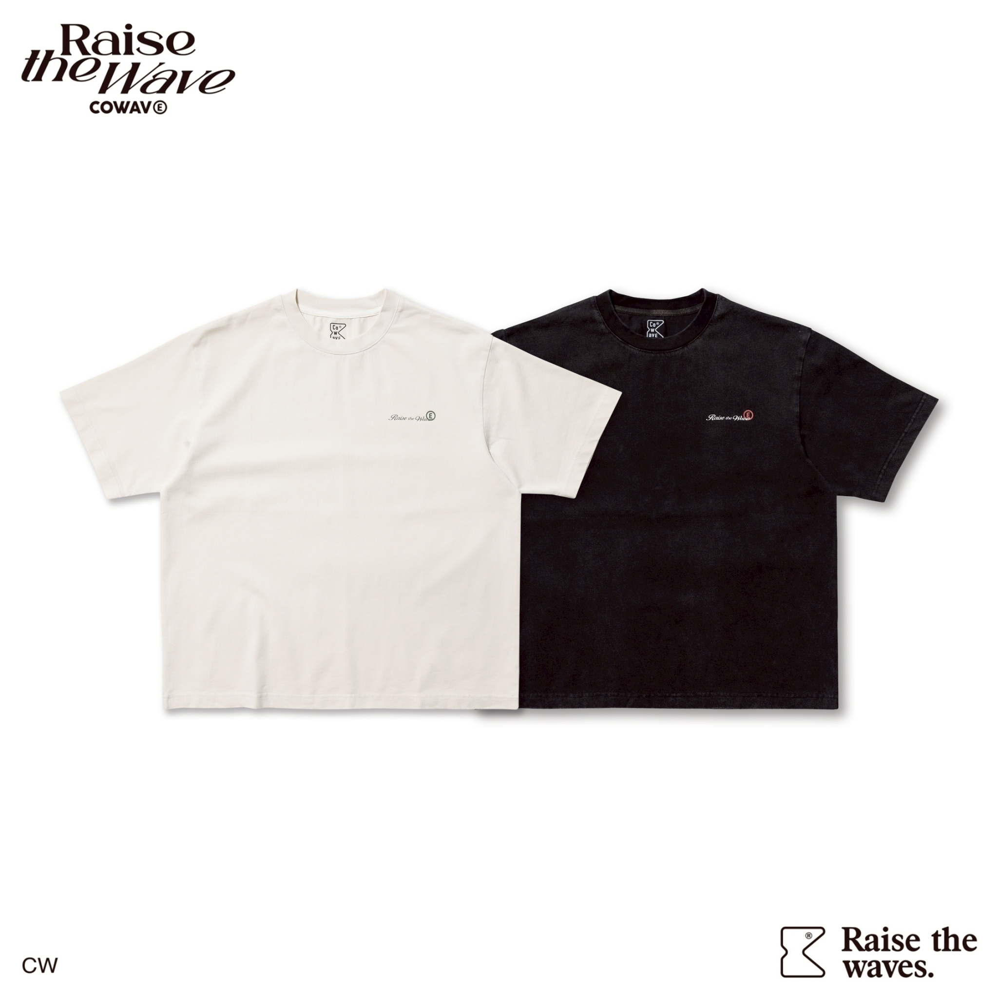 COWAVE® 2025 Fall & Winter Wash Slogan Font Tee