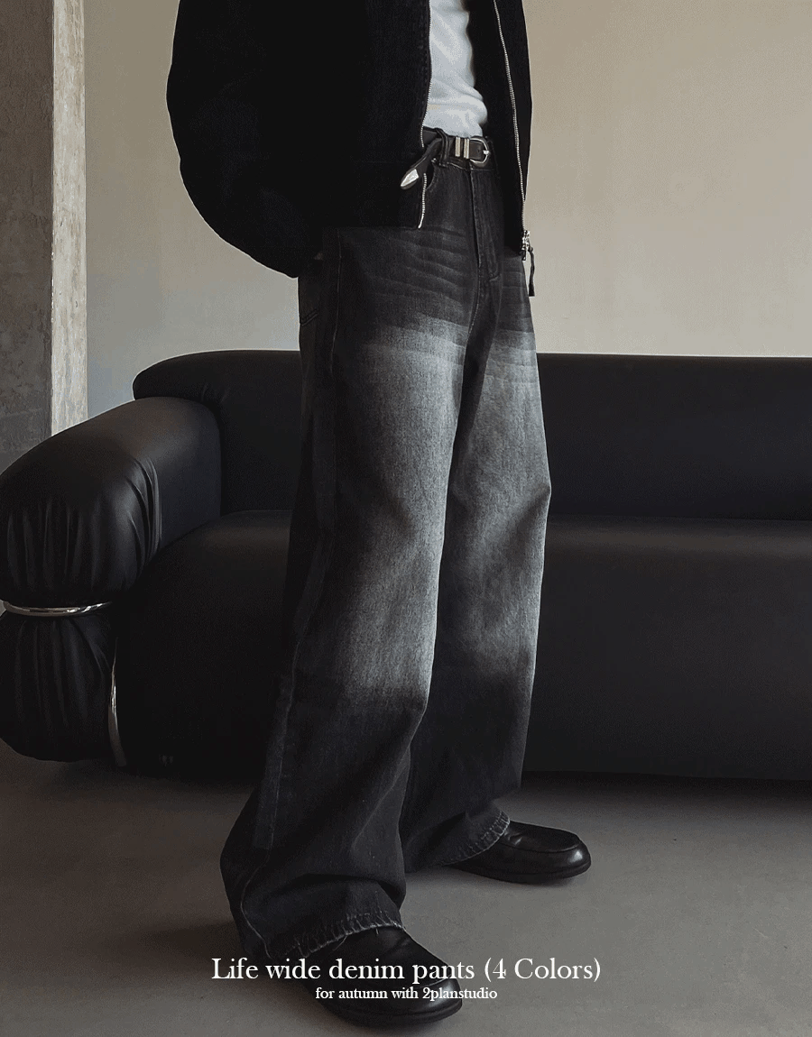 日常寬鬆牛仔褲