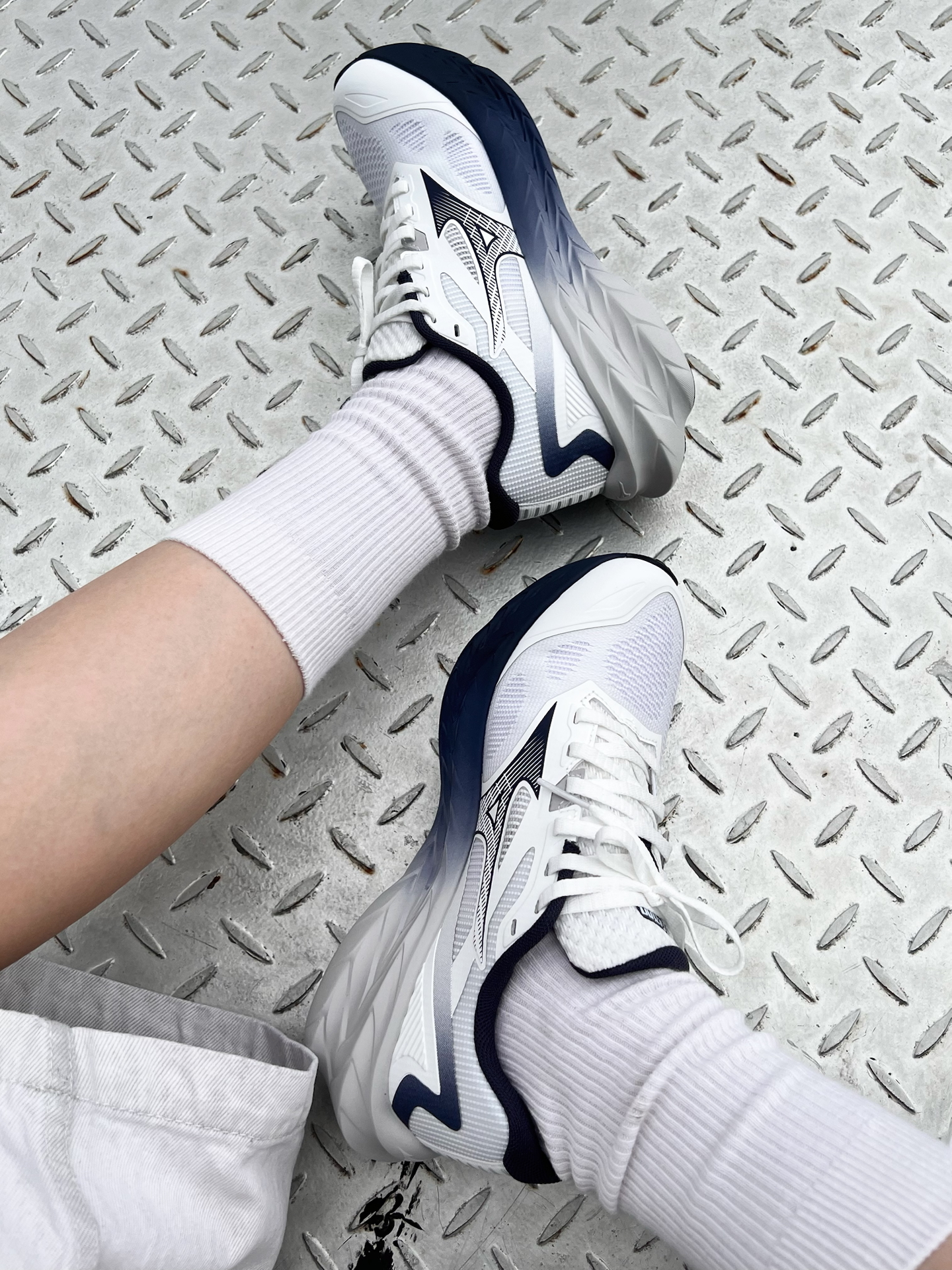 代購-<爆走神鞋>Mizuno ASTRO X 美津濃 機能 復古 厚底 增高 男女同款 漸層藍