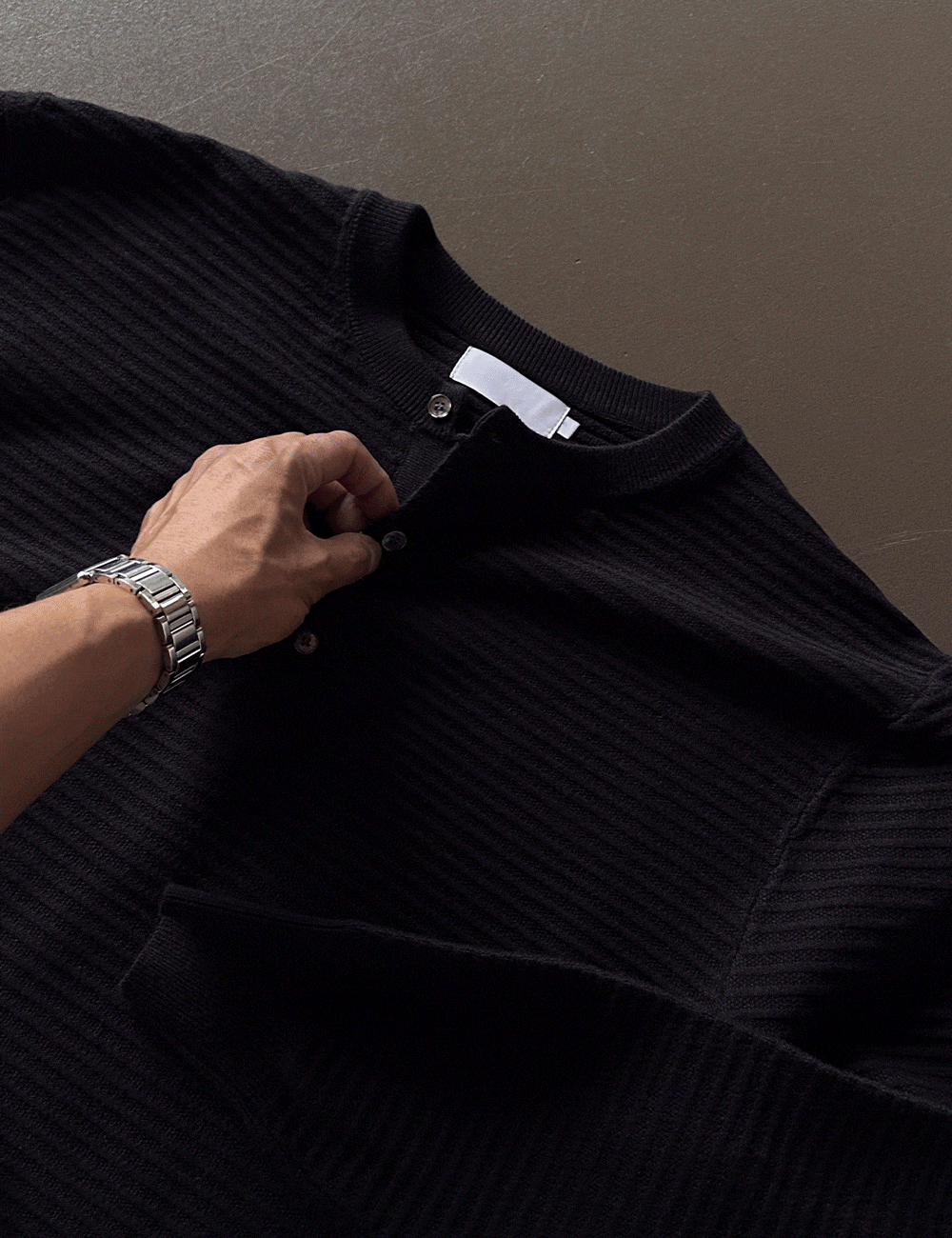 Siho 亨利領針織衫