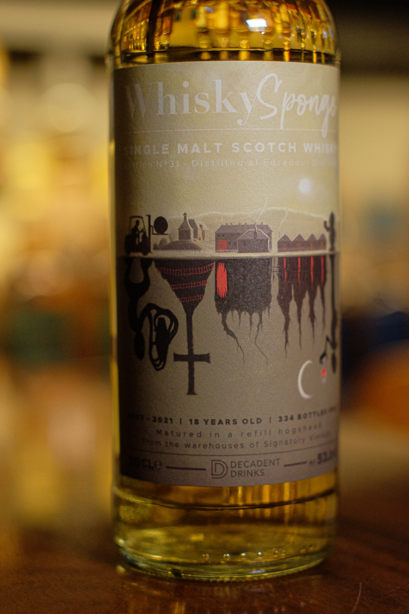 Edradour 2003 18YO 53% Whisky Sponge Edition No.31