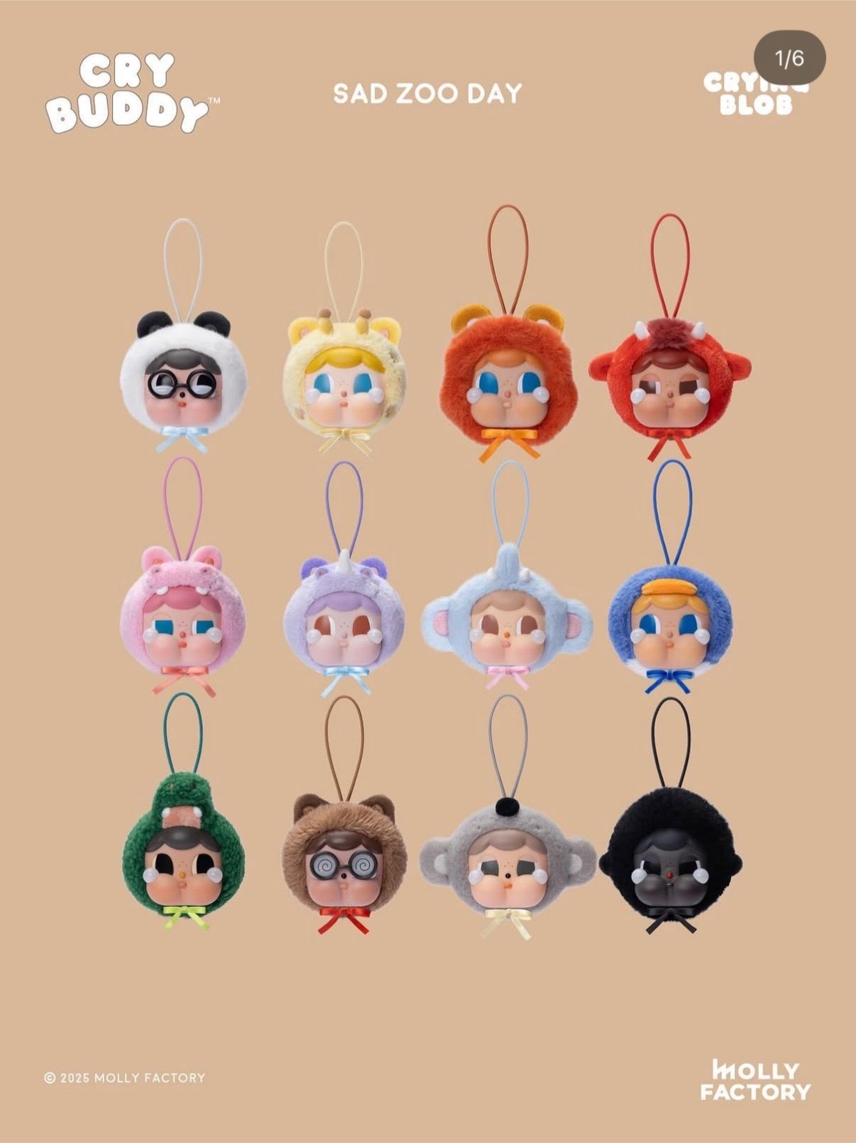 新品 泰國展會限定 Molly Factory 动物系列