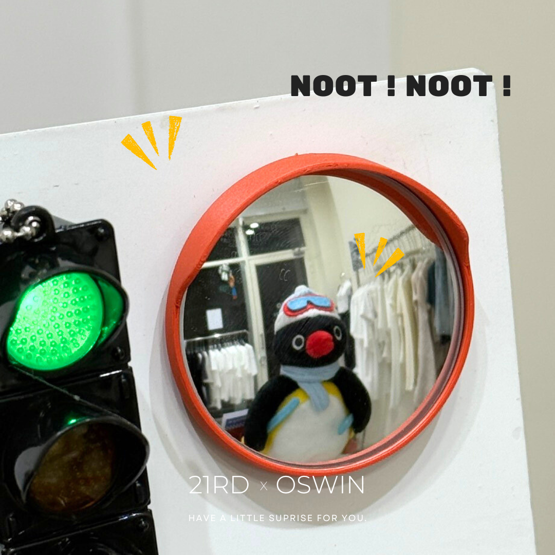 街角反光鏡 造型磁鐵 冰箱貼