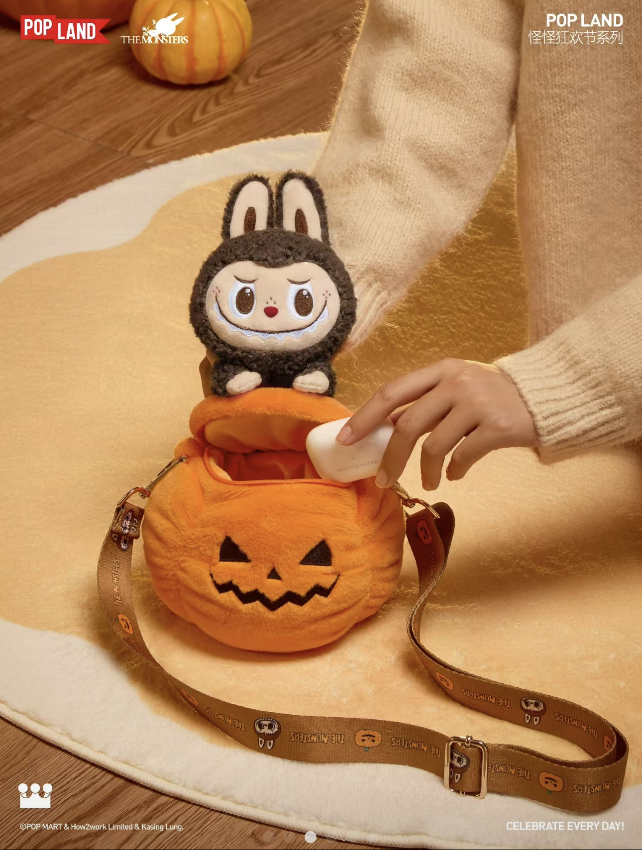 🎏預訂🎏Popmart Labubu Pumpkin bag
