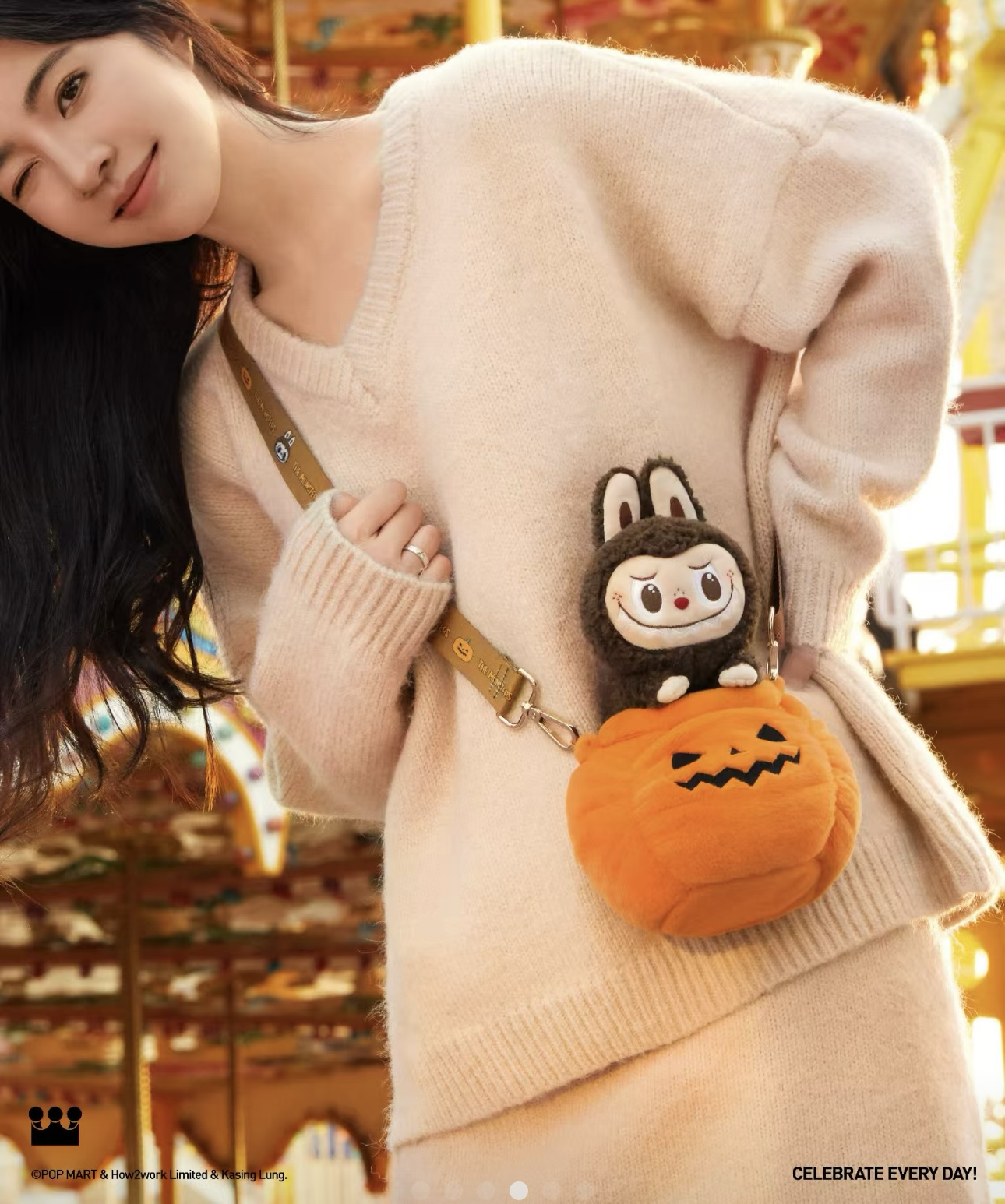 🎏預訂🎏Popmart Labubu Pumpkin bag