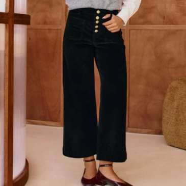 1LP1018-046 LA PETITE ETOILE Atlanta Pants Black #ATLANTA-P402521E2I/00-NOIR (C-EU-E)