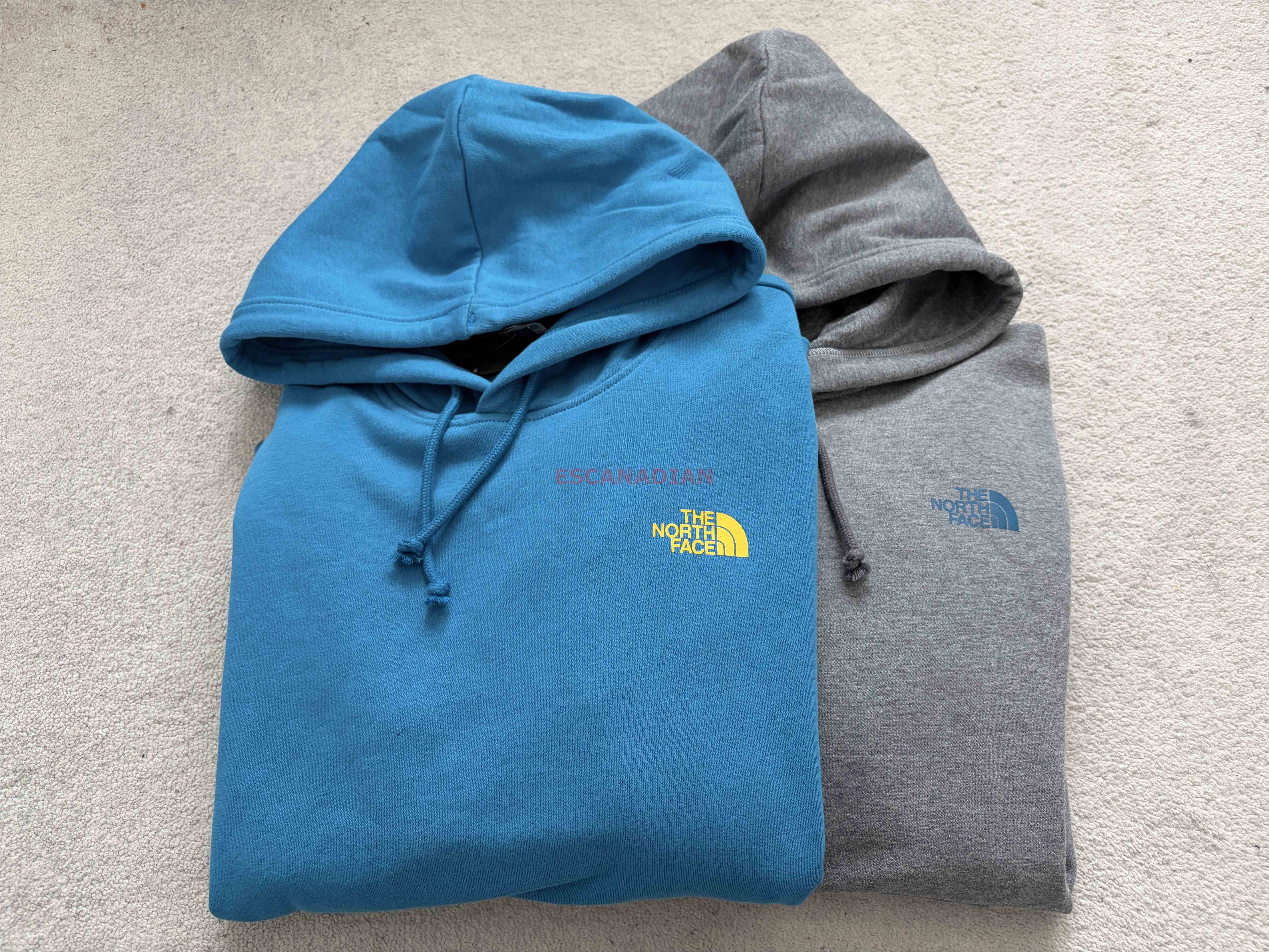 THE NORTH FACE 男大人 露營系列 正反圖 刷毛 帽TEE (2色)