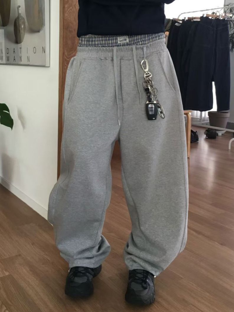 淨色雙腰圍運動褲 P3189