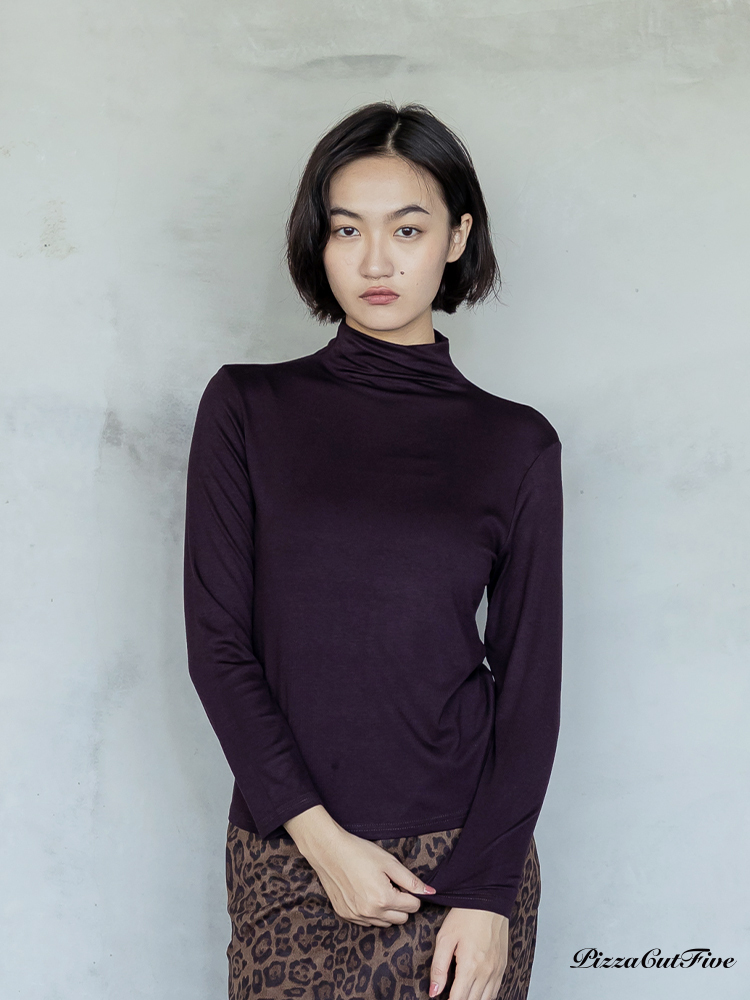 [兩件999]素色半領經典款長袖上衣 PizzaCutFive PCF253403054