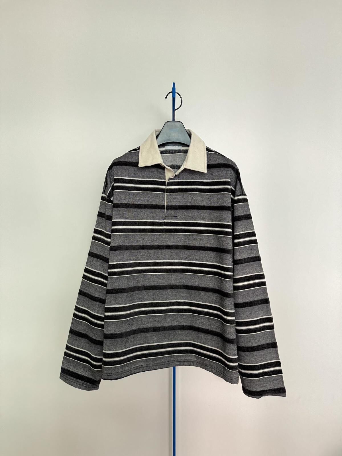 橫間長袖Polo衫 MALENKII-176T