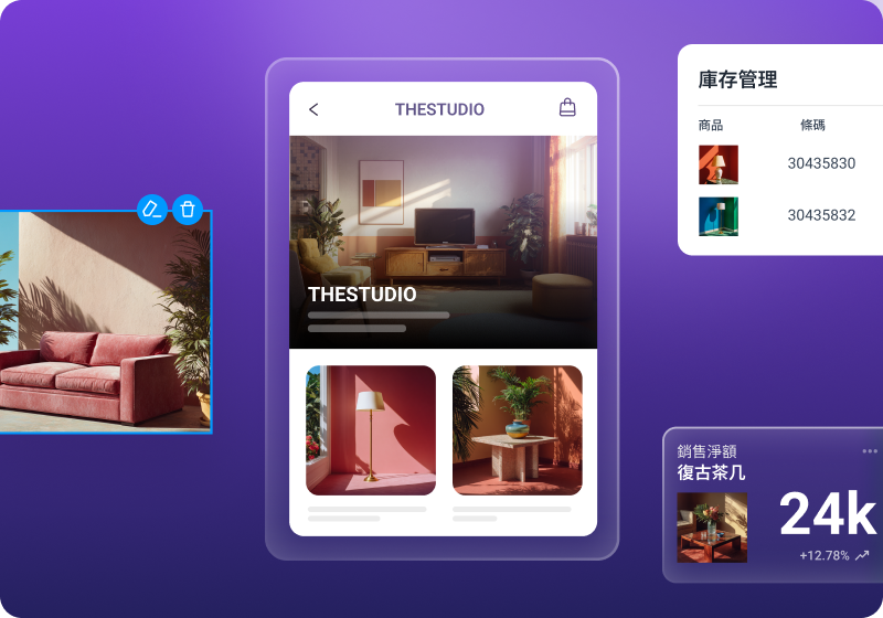 SHOPLINE 支援一體化無縫整合