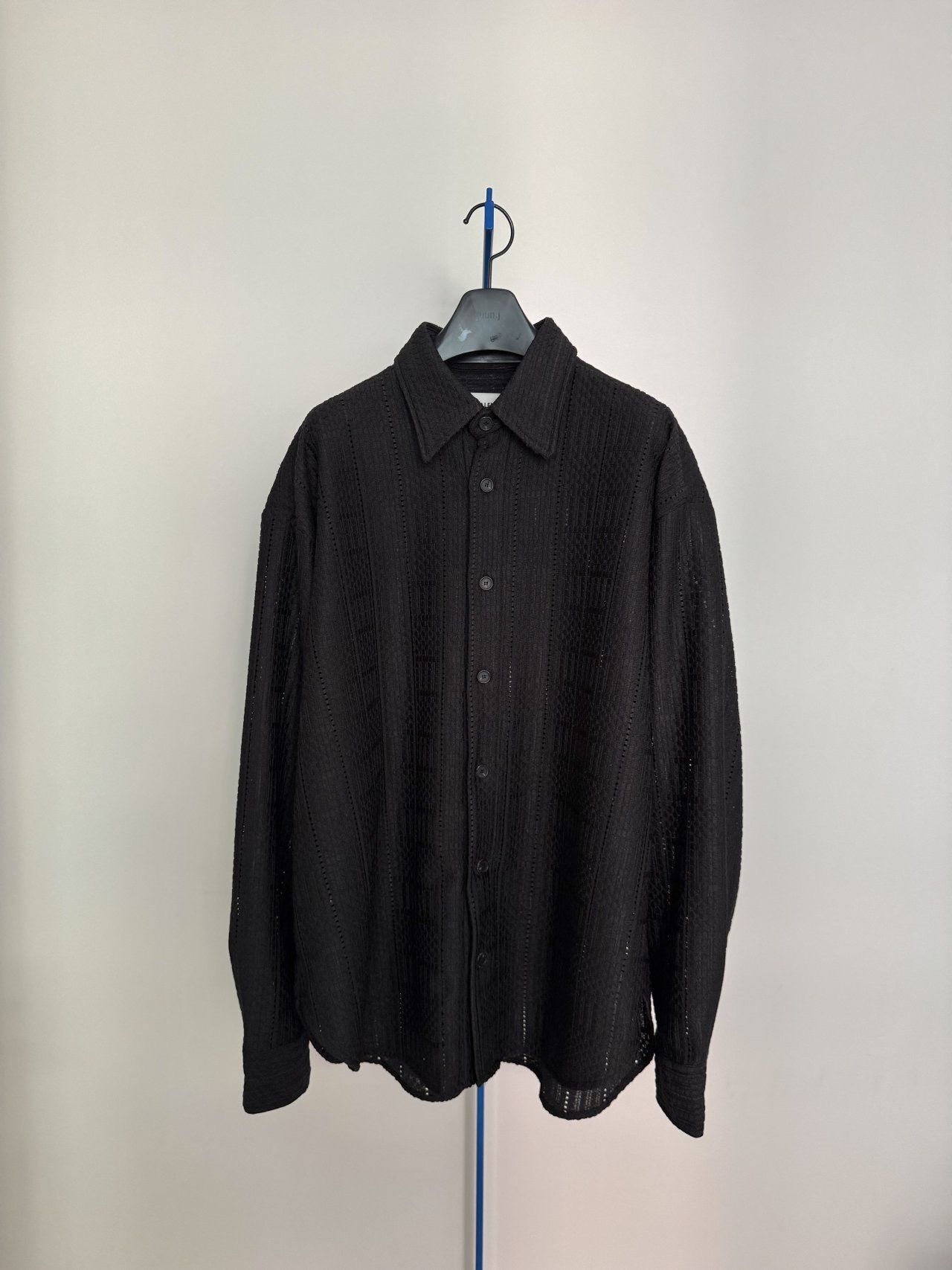 OverSize格紋長袖恤衫 MALENKII-177S