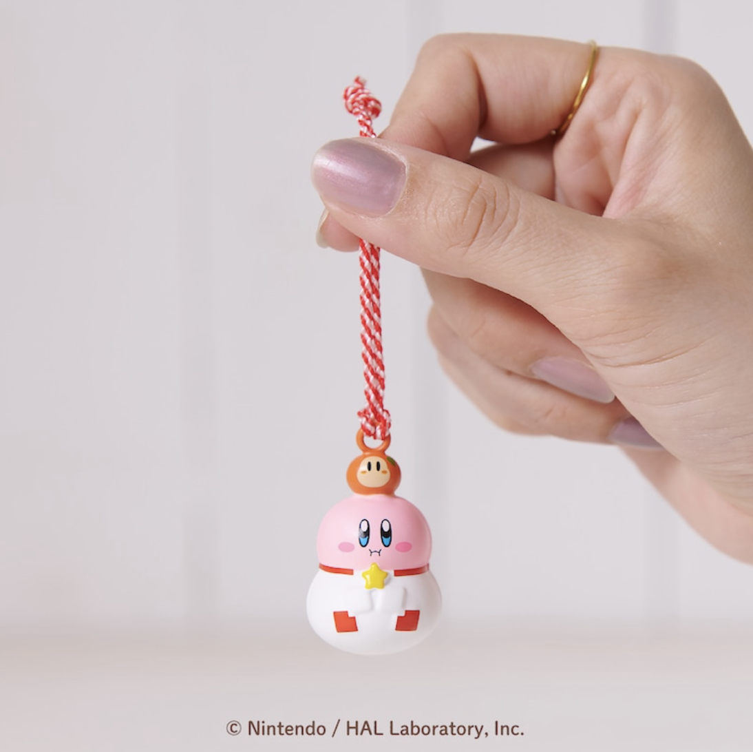 2025星之卡比鏡餅鈴鐺小吊飾