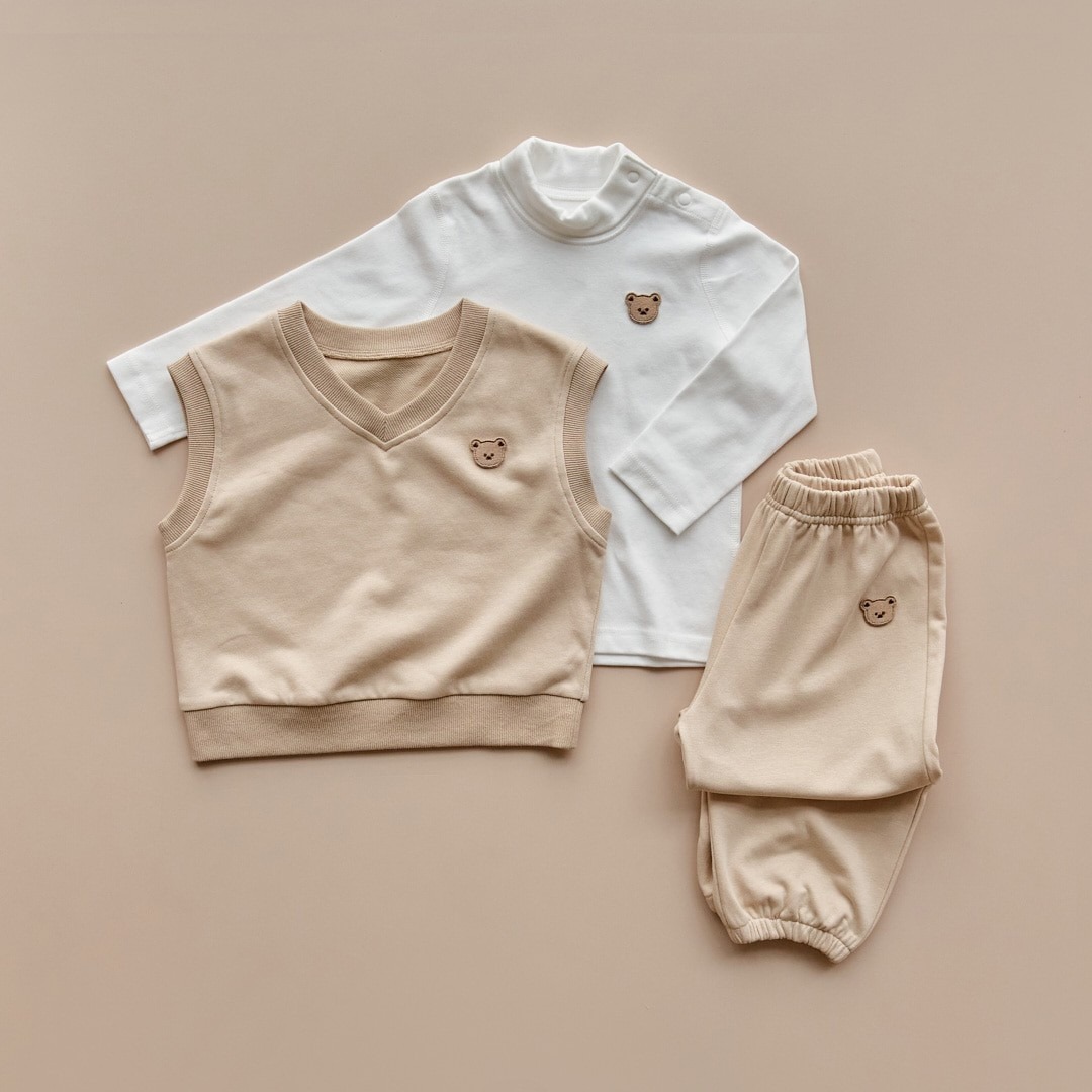 25F/W DTD果凍人物系列🍭-休閒百搭V領糖果背心