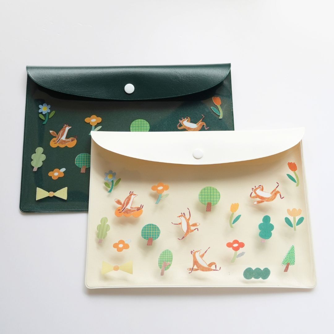 Reiko 狐吉花園 B5萬用收納袋｜Hello Studio 你好工作室