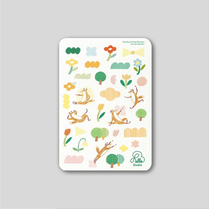 Reiko 狐吉花園 雙面墊板｜Hello Studio 你好工作室