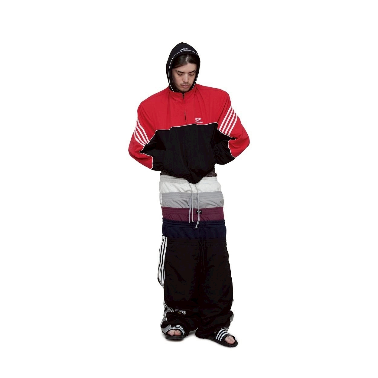 Protocol Index｜3 Layered Track Pants (Black)